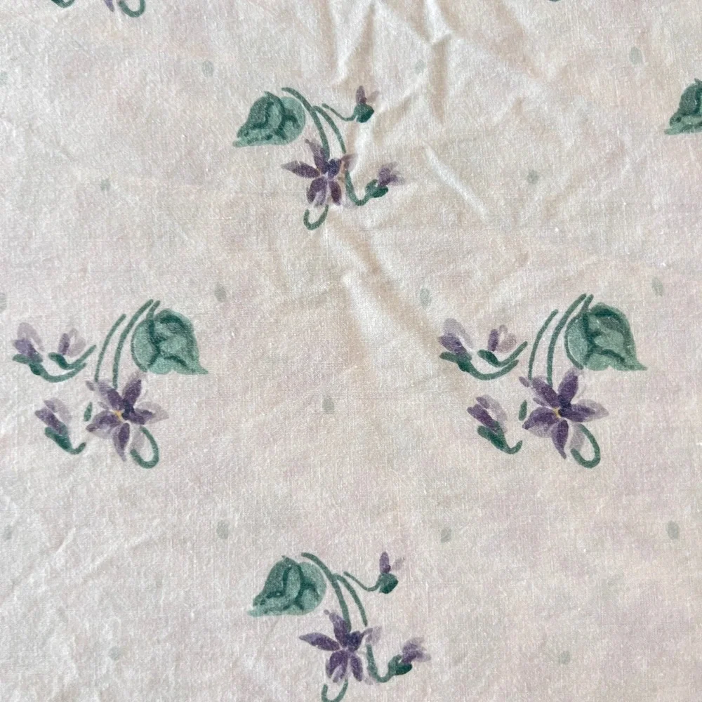 Vtg.‎ Coming Home King Reversible Duvet Cover Floral Cotton Made USA Cottagecore